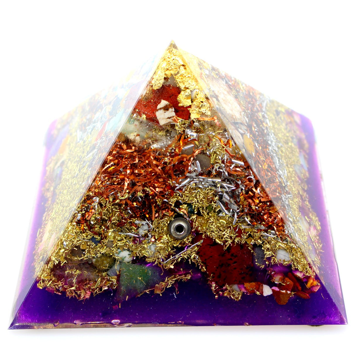 Orgonit Frequenzpyramide Violett