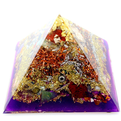 Orgonit Frequenzpyramide Violett