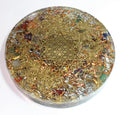 Human Design Orgonite Edelstahl 64 Stern Tetraeder Platte