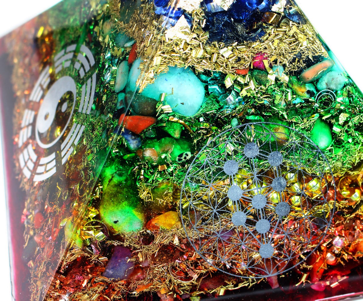 Human Design Orgonite Bodygraph Cheops Pyramide XXL
