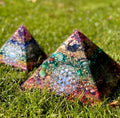 Human Design Orgonite Bodygraph Pyramide XL Heilige Geometrie
