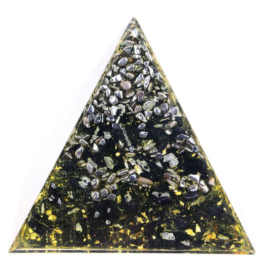 Orgon Turmalin-Hämatit Pyramide „Bodyguard of Akasha“