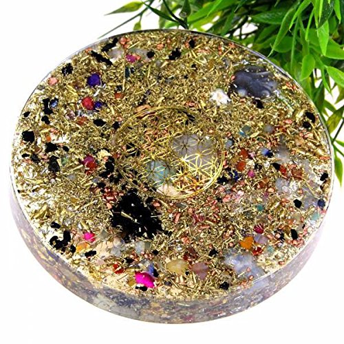 Orgonit Platte klein Standard „Blume des Lebens“