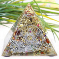 Orgonit Pyramide „Heilige Geometrie“ XL
