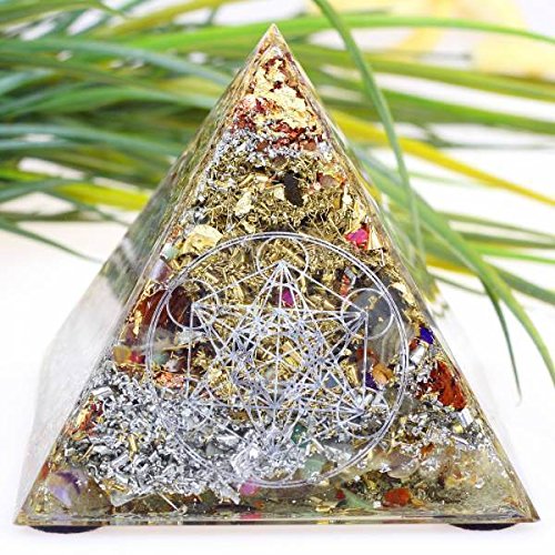 Orgonit Pyramide „Heilige Geometrie“ XL