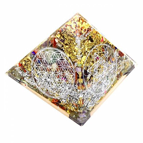 Orgonit Pyramide „Heilige Geometrie“ XL
