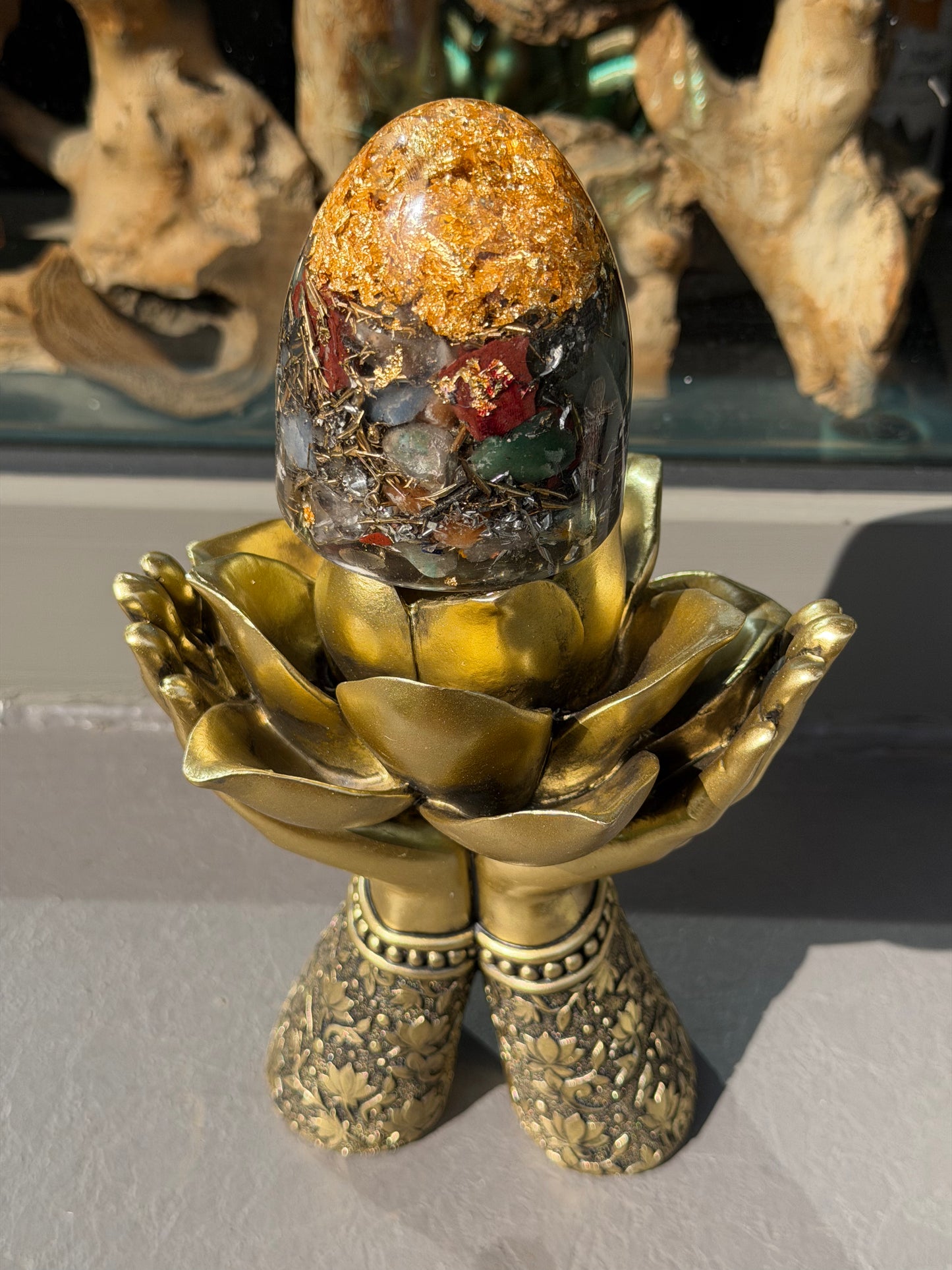 Orgonit HHG Gold „Herzenslicht“ L