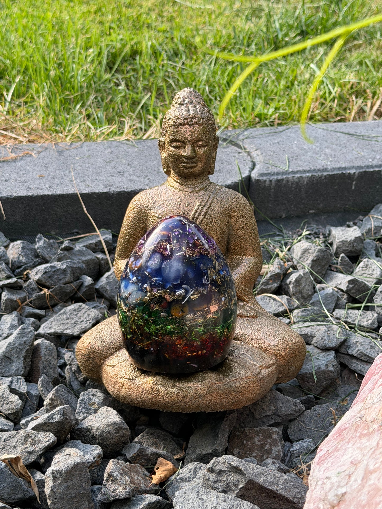 Orgonit 7 Chakren „Regenbogen“ HHG L
