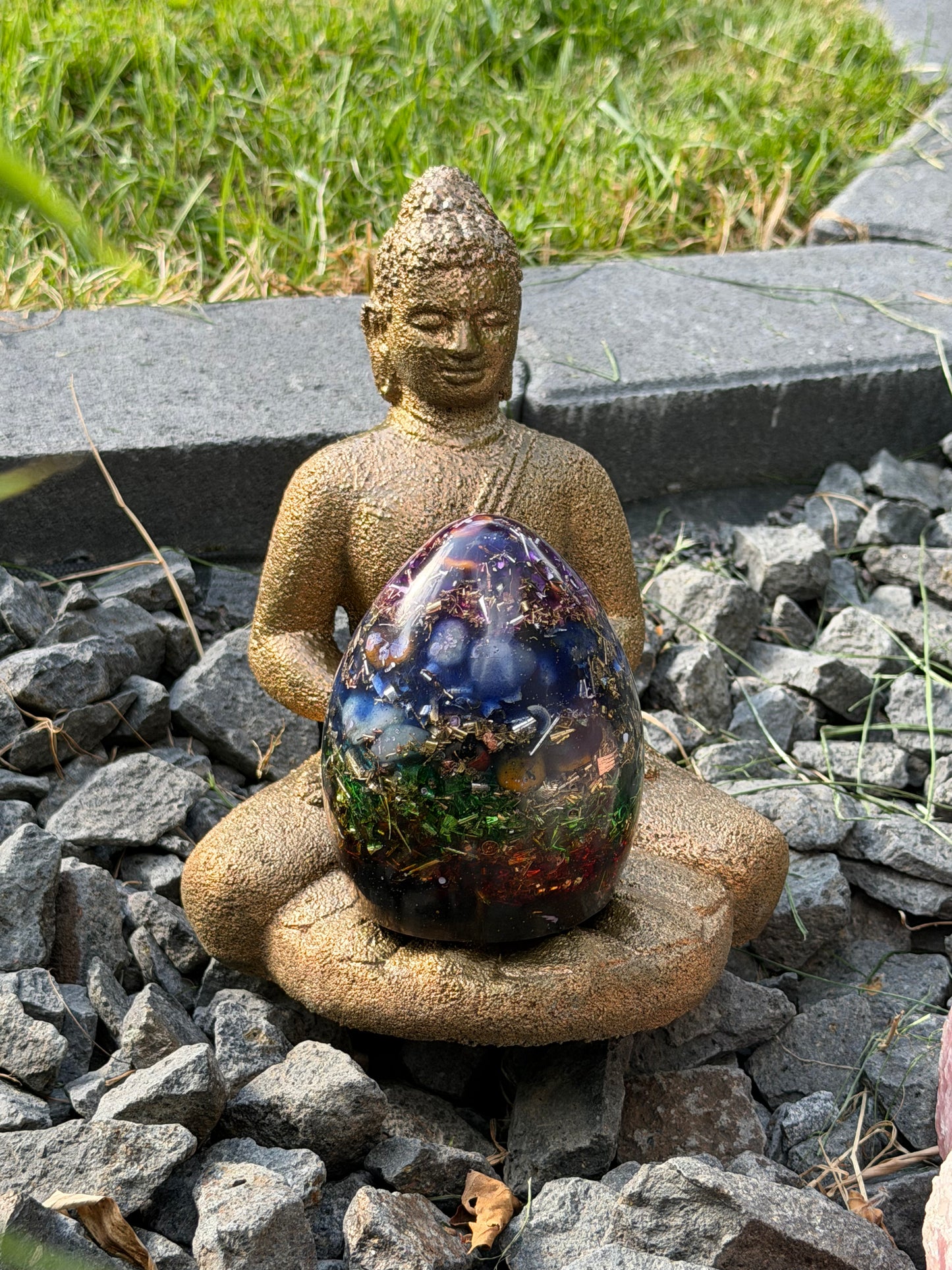 Orgonit 7 Chakren „Regenbogen“ HHG L